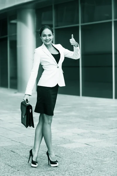 Retrato de mulher de negócios — Fotografia de Stock