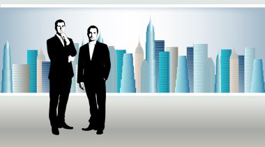 İki businesmen