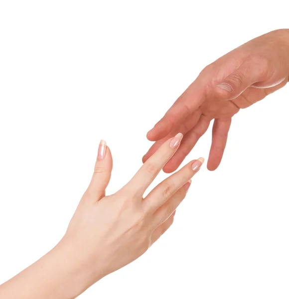 Two hands — Stock Photo, Image