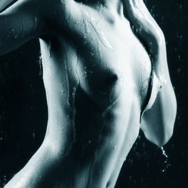 Taking shower Female