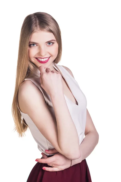 Smiling young woman — Stock Photo, Image