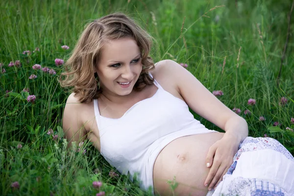 Pregnant woman Stock Photo