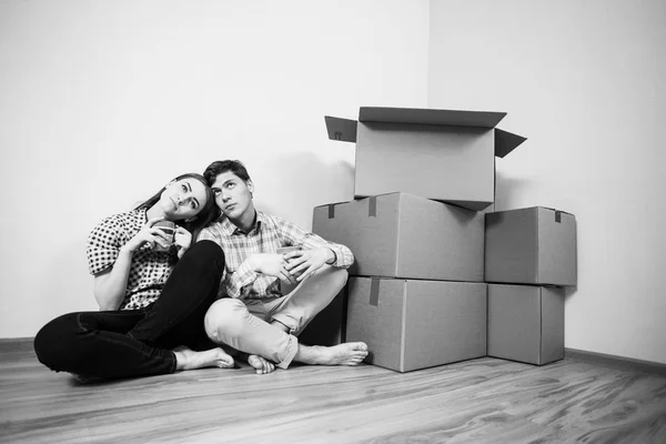 Pareja bebiendo té — Foto de Stock