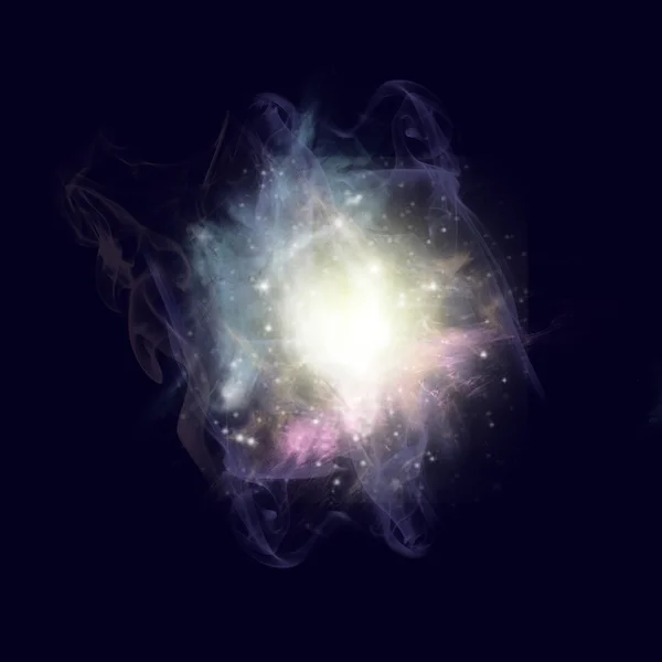 Interactie melkwegstelsels — Stockfoto