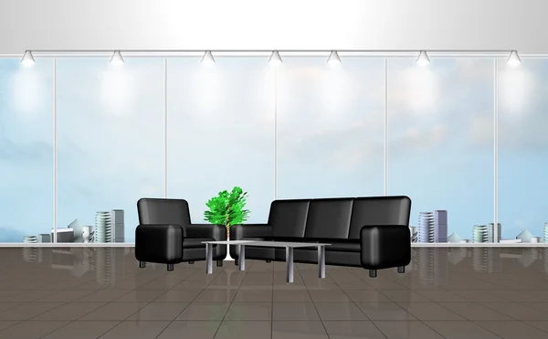 Interior of a waiting room — Stock Photo, Image