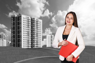 Businesslady bir şehirde