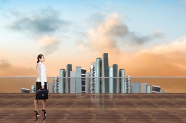 İşkadını çatıda