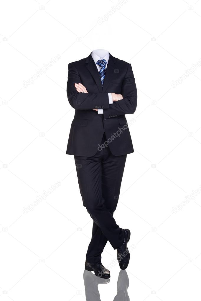 Businesman without head