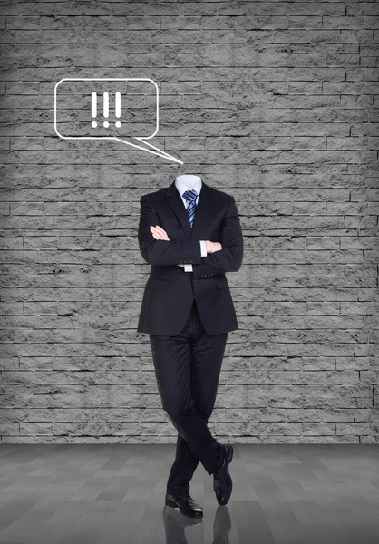 Headless businessman — Stock Photo, Image