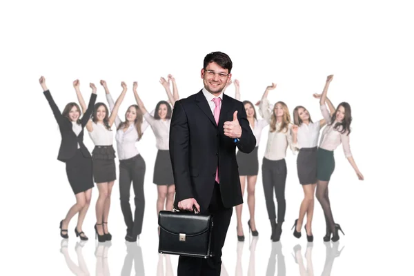Businessman isolated on white background — Stock Photo, Image
