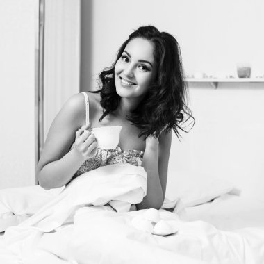 Young woman with coffee