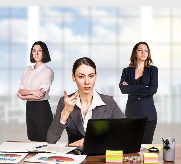 Erhvervsfolk arbejder - Stock-foto