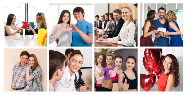 People collage — Stock Photo, Image