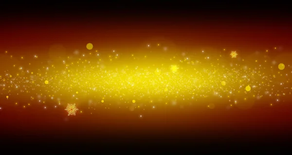 Bright yellow dust. Sparkle and flash — Stock Photo, Image