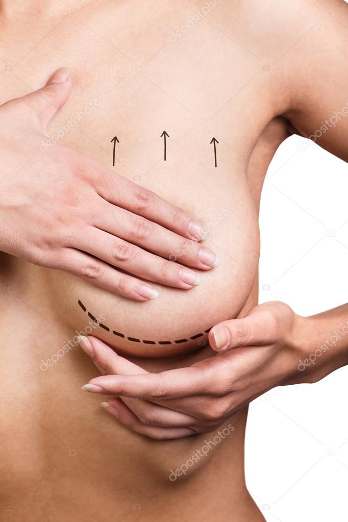 Boobs correction with help of plastic surgery