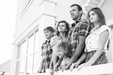 büyük mutlu bir aile