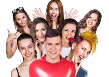 Mutlu farklı kişilik grup