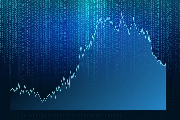 Digitális absztrakt háttér. Grafikon — Stock Fotó