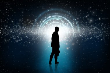 Parlaklığa arıyorum iş kişi portal yuvarlak