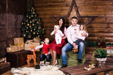 Baba ile çocuk Noel tatil