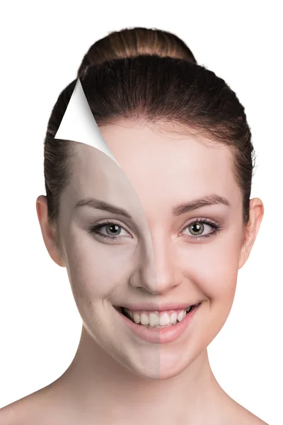 Young woman skin care concept. — Stock Photo, Image