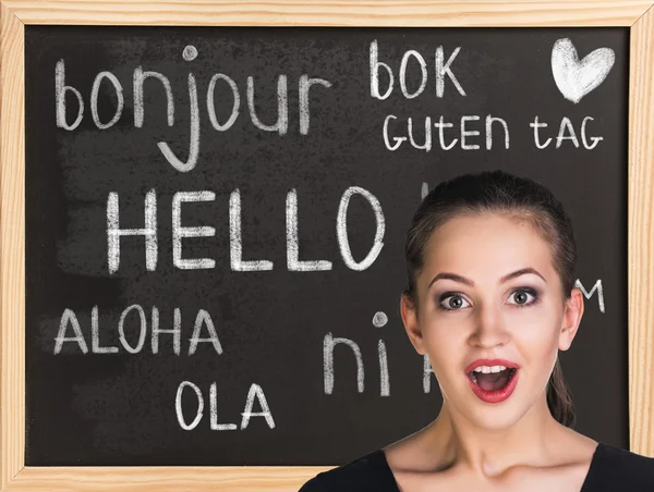 Hello in different languages — Stock Photo, Image