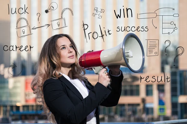 Young business woman — Stock Photo, Image