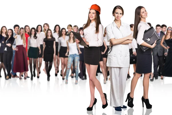 Donne d'affari di successo di diverse professioni — Foto Stock