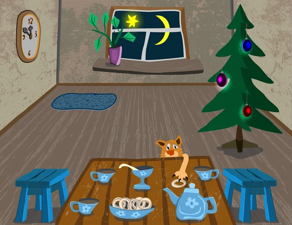 sıcaklık ve konfor ev Noel ve yeni yıl