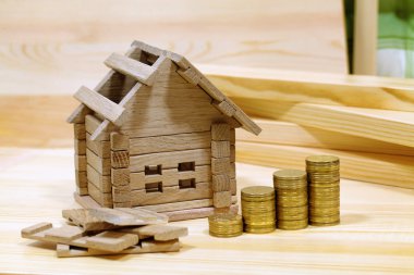 Proje rahat ev. ND'nin ayrıntılarını ve inşaat için para