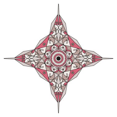 Etnik desenli yıldız