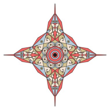 Etnik desenli yıldız