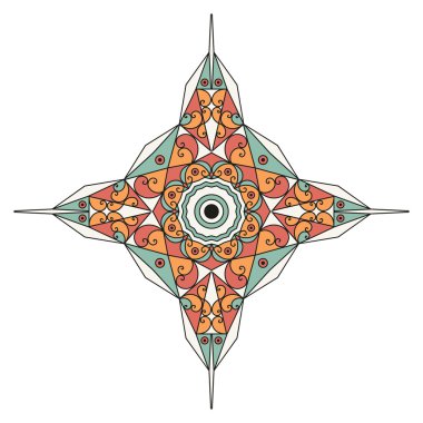 Etnik desenli yıldız