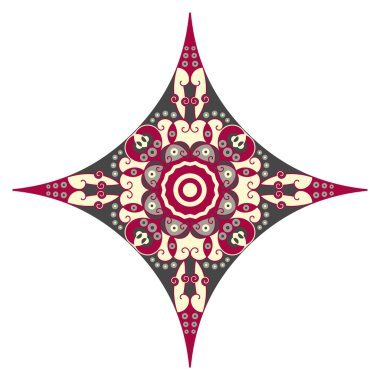 Etnik desenli yıldız