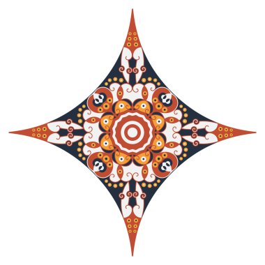 Etnik desenli yıldız
