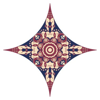 Etnik desenli yıldız