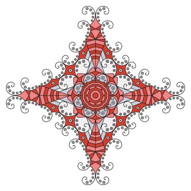 Etnik desenli yıldız