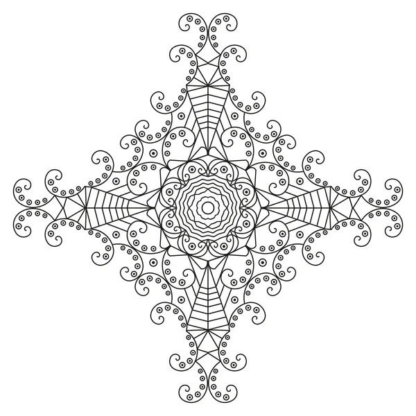Étoile à motifs ethniques — Image vectorielle