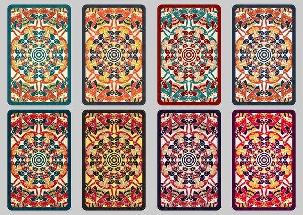 Set cartes rétro — Image vectorielle