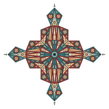 Etnik desenli yıldız