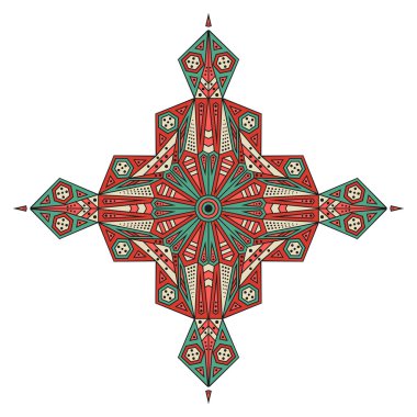 Etnik desenli yıldız