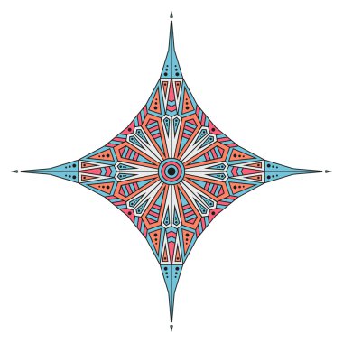 Etnik desenli yıldız