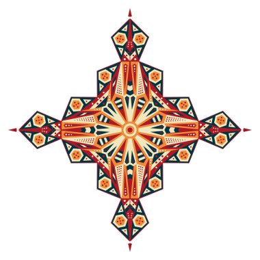 Etnik desenli yıldız