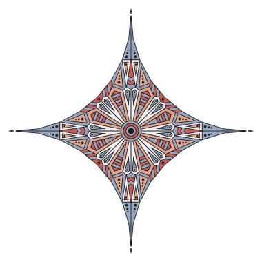 Etnik desenli yıldız