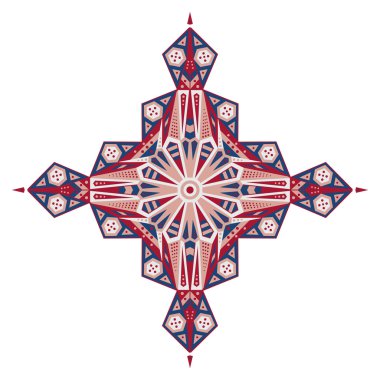 Etnik desenli yıldız