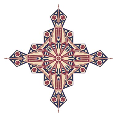 Etnik desenli yıldız