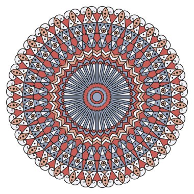 etnik desen yuvarlak