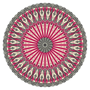 etnik desen yuvarlak