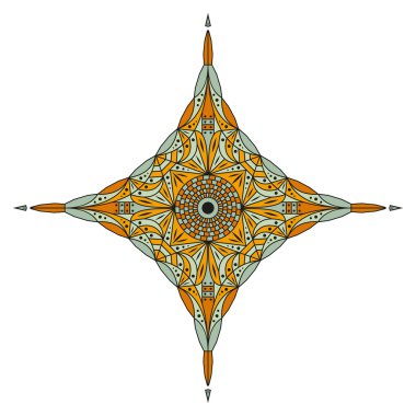 Etnik desenli yıldız