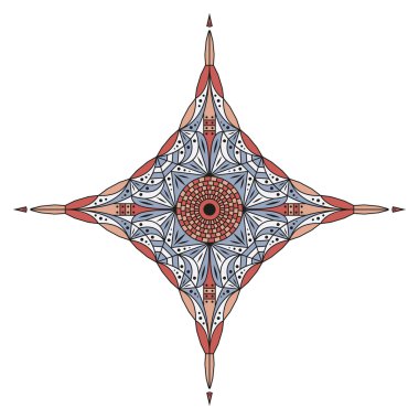 Etnik desenli yıldız